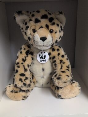 Build A Bear WWF Cheetah Collectibear World Wildlife Series 2007 Y2k